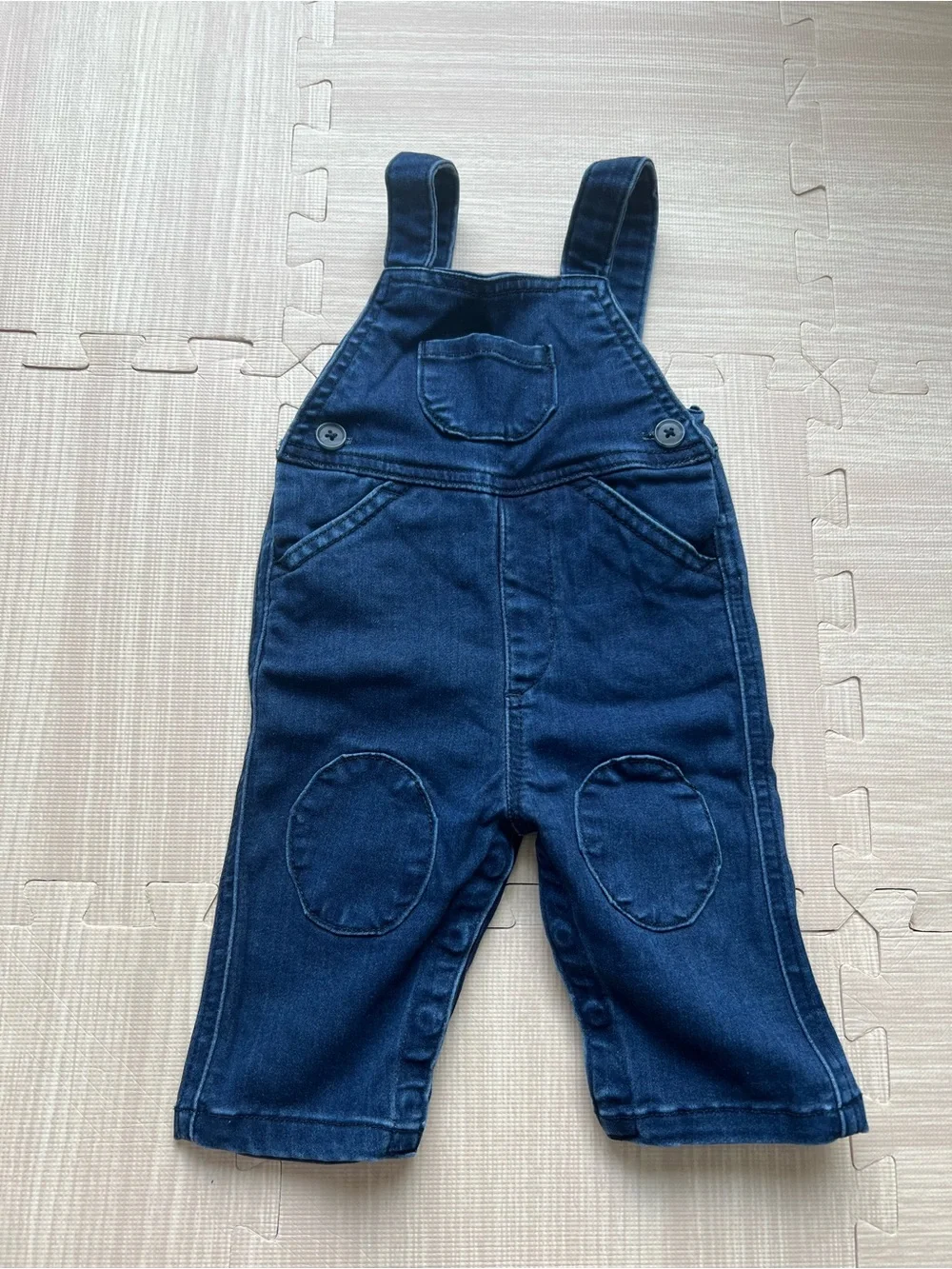Hanna Andersson Navy Blue Denim Overalls for Kids